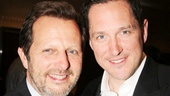 Tony winner Rob Ashford congratulates Matilda star Bertie Carvel, whom he directed in a London production of Parade.