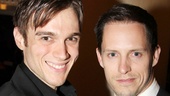 Rock of Ages' Justin Matthew Sargent and Andrew Call support their new Main Stem neighbors.