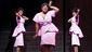 Syesha Mercado as Deena Jones, Moya Angela as Effie White and Adrienne Warren as Lorrell Robinson in Dreamgirls.