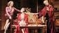 Jan Maxwell as Julie Cavendish, Kelli Barrett as Gwen Cavendish and Rosemary Harris as Fanny Cavendish in The Royal Family.