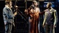Adam Chanler-Berat as Mark Cohen, 	Nicholas Christopher as Tom Collins and 	Ephraim Sykes as Benjamin Coffin III in Rent.