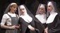 Amy Rutberg as Agnes, Charles Busch as Mother Superior, Alison Fraser as Sister Walburga and Julie Halston as Sister Acacius in The Divine Sister.
