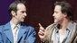 Denis O'Hare as Elling and Brendan Fraser as Kjell in Elling.