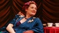 Francesca Faridany as Vida Philimore and Rick Holmes as Wilfred Catees-Darby in The New York Idea.