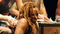 The cast of the national tour of Stomp.