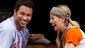 Corbin Bleu as Jesus and Morgan James in Godspell.