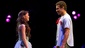 Anna Maria Perez de Tagle and Corbin Bleu as Jesus in Godspell.