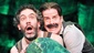 Kevin Del Aguila as Smee and Rick Holmes as Black Stache in Peter and the Starcatcher.