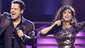 Donny Osmond and Marie Osmond in Donny & Marie: A Broadway Christmas.