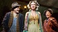 Clarke Thorell as Rooster, Jane Lynch as Miss Hannigan and J. Elaine Marcos as Lily in Annie.