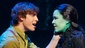 Derek Klena as Fiyero and Lindsay Mendez as Elphaba in Wicked.
