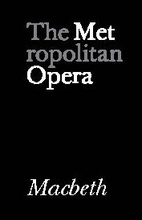 Metropolitan Opera: Macbeth