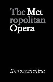 Poster for Metropolitan Opera: Khovanshchina