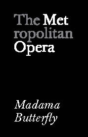 Poster for Metropolitan Opera: Madama Butterfly