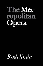 Poster for Metropolitan Opera: Rodelinda