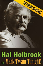 Poster for Hal Holbrook in Mark Twain Tonight!