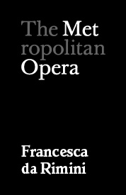Poster for Metropolitan Opera: Francesca da Rimini