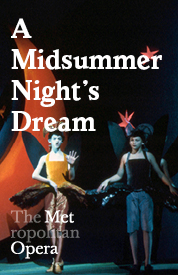 Poster for Metropolitan Opera: A Midsummer Night's Dream