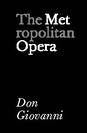 Metropolitan Opera: Don Giovanni poster