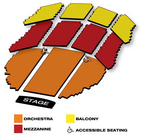 Seatmap for Jersey Boys