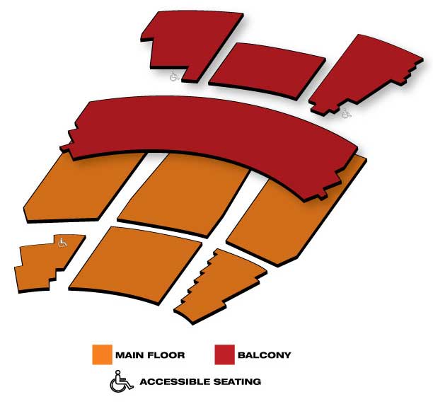 Seatmap for Pantages Theatre