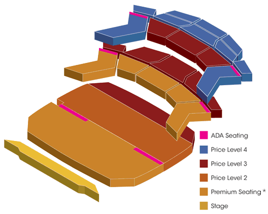 Seatmap for Million Dollar Quartet