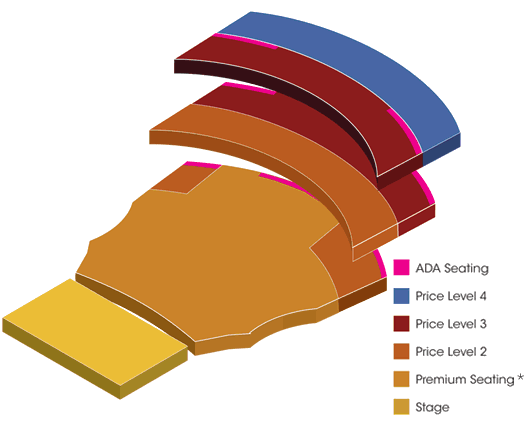 Seatmap for Rock of Ages